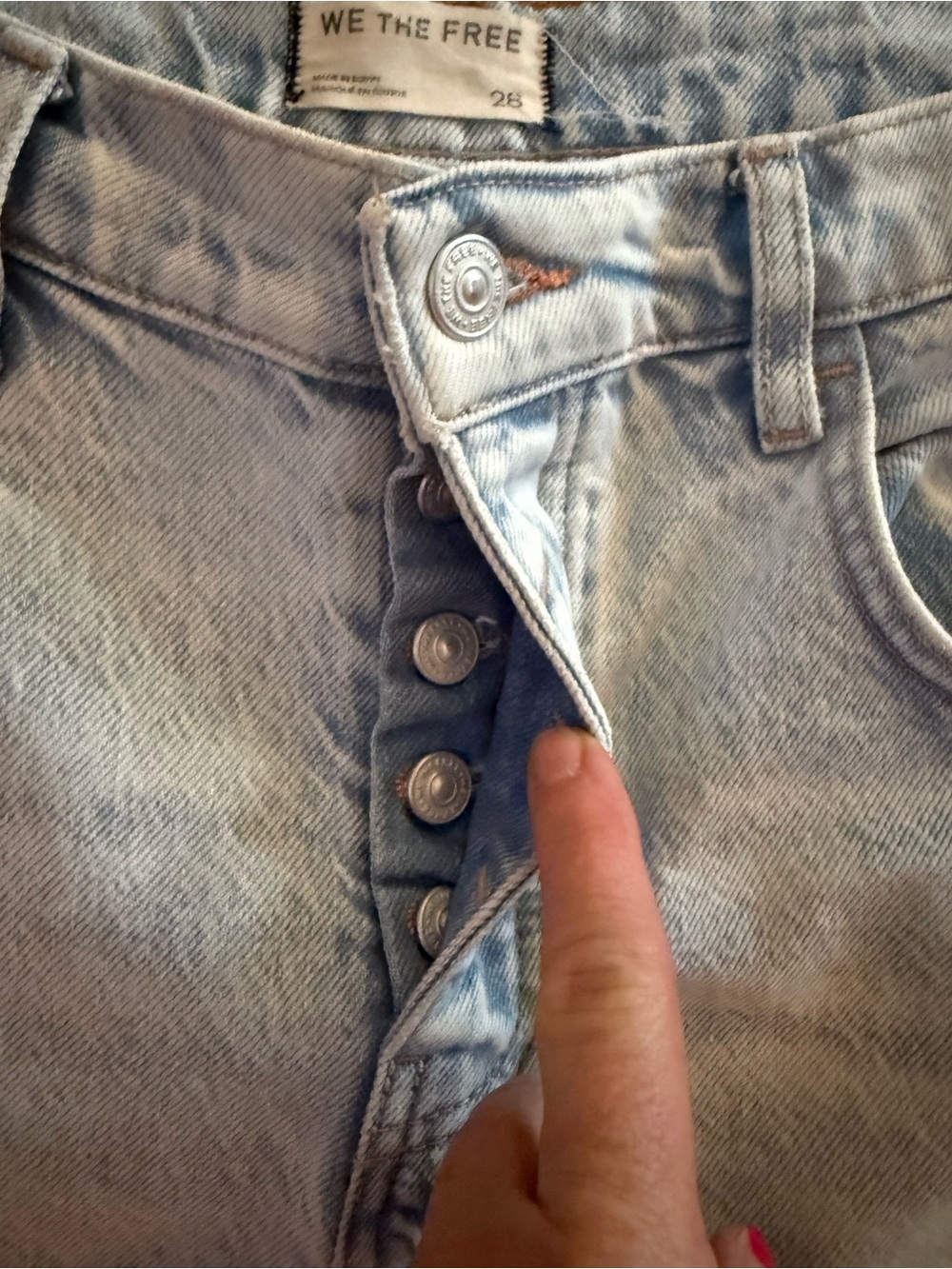 We the Free Good Luck Mid-Rise Barrel Jeans, Aagean, 28 - Picture 4 of 9